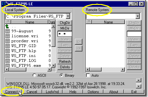 ws_ftp window